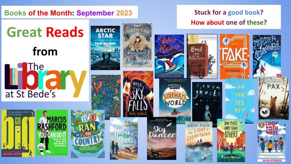 Library books of the month september 2023