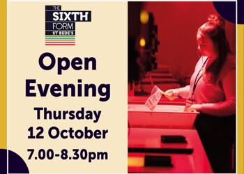 Sixth Form Open Evening - Thursday 12 October 2023