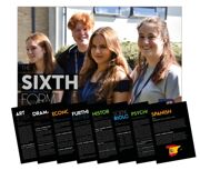 Sixth form prospectus and leaflets image