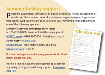 Summer  holiday support