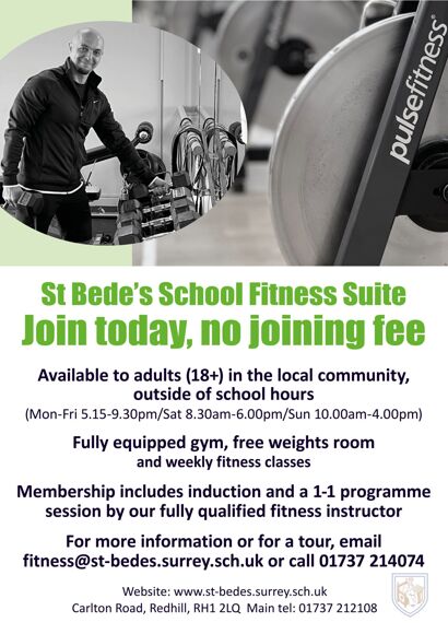 Fitness suite leaflet