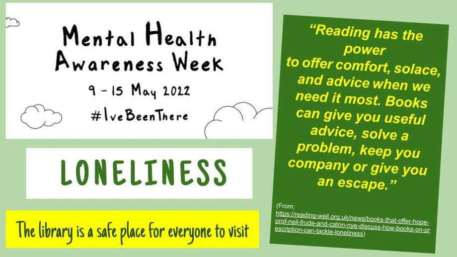 Mental health awareness week library